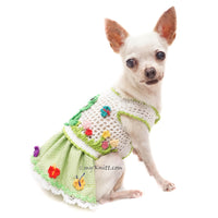 Mr Frog Cute Dog Dress Crochet DF270 Myknitt