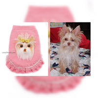 Three Parti Yorkshire Selfie Sweater, Custom Dog Clothes Portrait 3D1