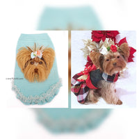 Portrait Dog Selfie Sweater, Yorkie Portrait Dog Custom