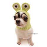 Frog Dog Costumes, Dog Hats, Dog Birthday Hat by Myknitt