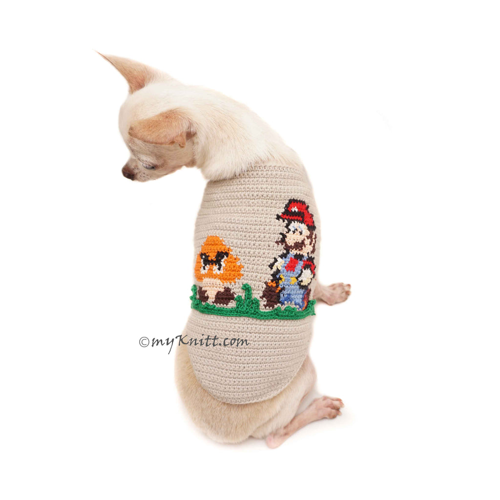 Mario Bros Costumes Custom Dog Clothes DF119