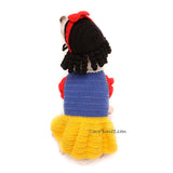 Snow White Dog Costume, Custom Dog Clothes by Myknitt