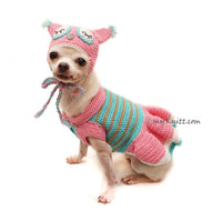 Owl Pet Costume Crochet, Owl Dog Hat Crochet, Funny Dog Costume DF129