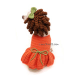 Curly Cue Dog Wig Crochet , Merida Dog Wig Crochet by Myknitt