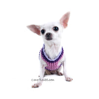 Butterfly Dog Harness Purple Summer Dog Clothes DK907 (2)