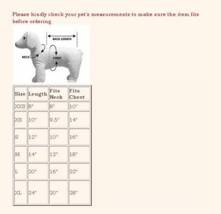 Myknitt Size Measurement