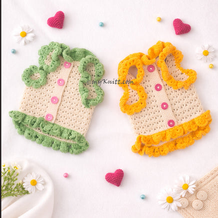 Cotton Tiny Dog Clothes Myknitt