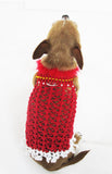 Red Christmas Dog Dress DF10