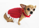 Red Christmas Dog Dress DF10