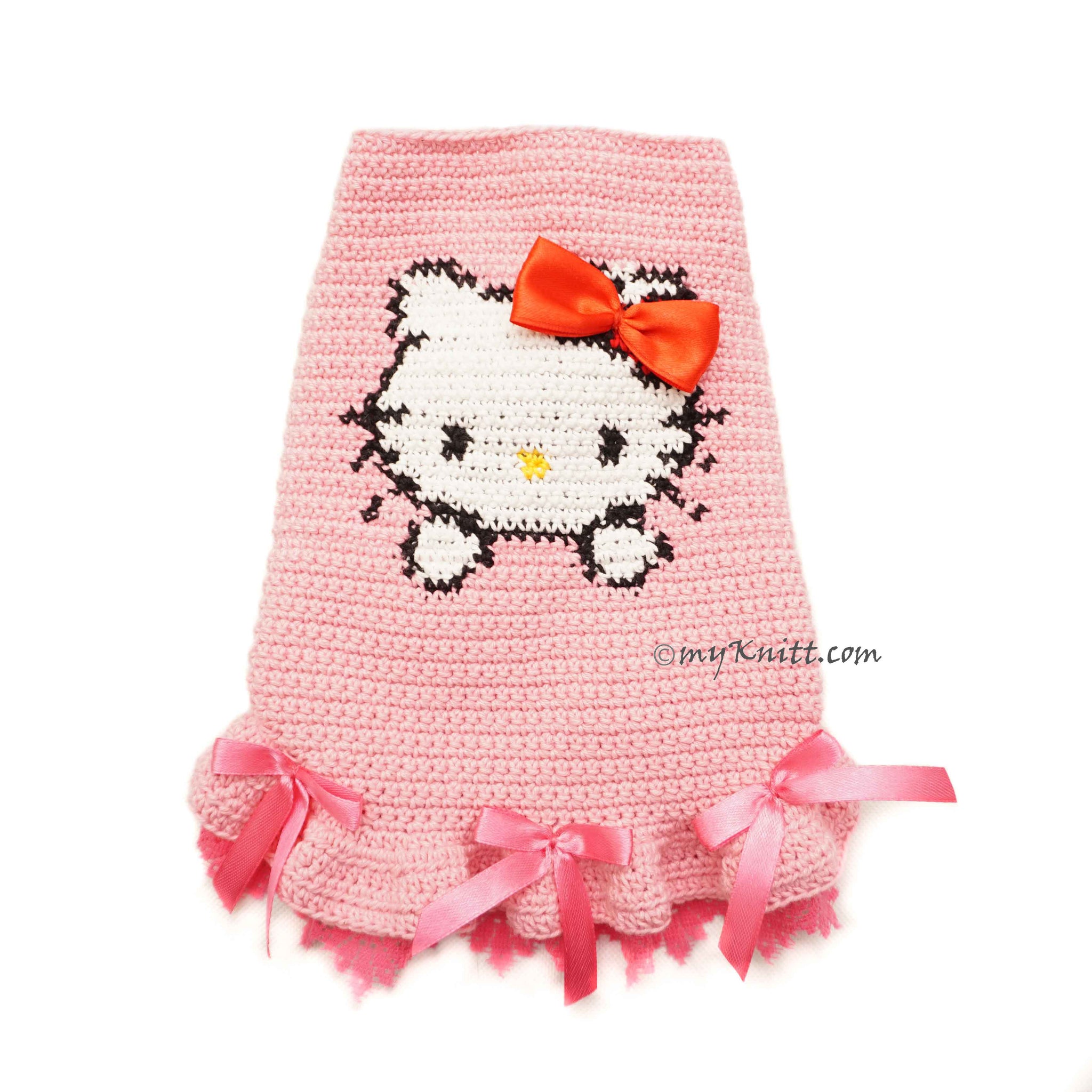 crochet hello kitty dress Hello Kitty Crochet Dress
