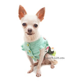 Flamingo Dog Dress Crochet DF266 by Myknitt