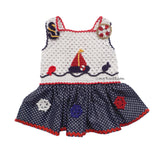 Summer Nautical Dog Dress Simple Crochet DF296 by Myknitt