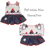 Summer Nautical Dog Dress Simple Crochet DF296 by Myknitt