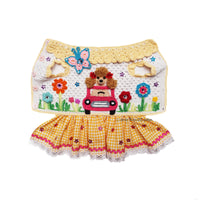 Poodle Jeep Car Cute Dog Dress Crochet DF311