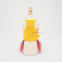 Funny Chick Costume Dog Dress Myknitt DF357