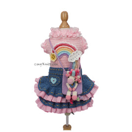 Unicorn dog crochet Myknitt 