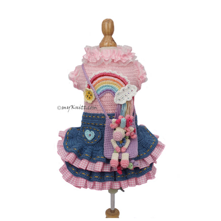 Unicorn dog crochet Myknitt 