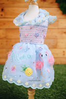 Aloha Hawaii Flamingo Dress RM12 Royal Myknitt