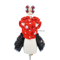 Luxury Christmas Pet Costume by Myknitt
