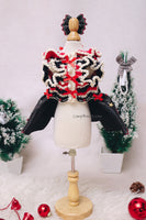 Black Country Christmas Teddy Bear Dress RM16 Royal Myknitt