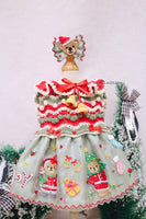 Matcha Christmas Teddy Bear Dress RM15 Royal Myknitt