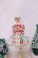 Matcha Christmas Teddy Bear Dress RM15 Royal Myknitt