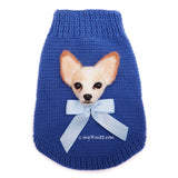Personalized Chihuahua Clothes Portrait by Myknitt 