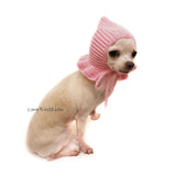 chihuahua ear warmer, dog hat crochet by Myknitt