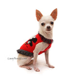 Mickey Mouse Crochet Dog Dress by Myknitt Designer Dog Clothes