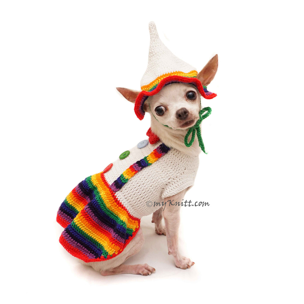 Dutch Girl Dog Dresses, Cute Dog Clothes, Dog Party Hats DF113
