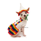 Dutch Girl Dog Dresses, Cute Dog Clothes, Dog Party Hats DF113 by Myknitt