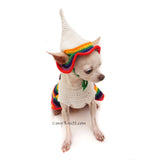 Funny Pet Costume Dutch Girl Dog Dresses by Myknitt