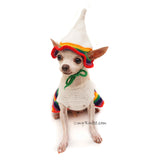 Funny Pet Costumes with Dog Top Hat by Myknitt 
