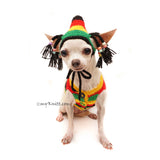 Funny Bob Marley Dog Halloween Costume by Myknitt 