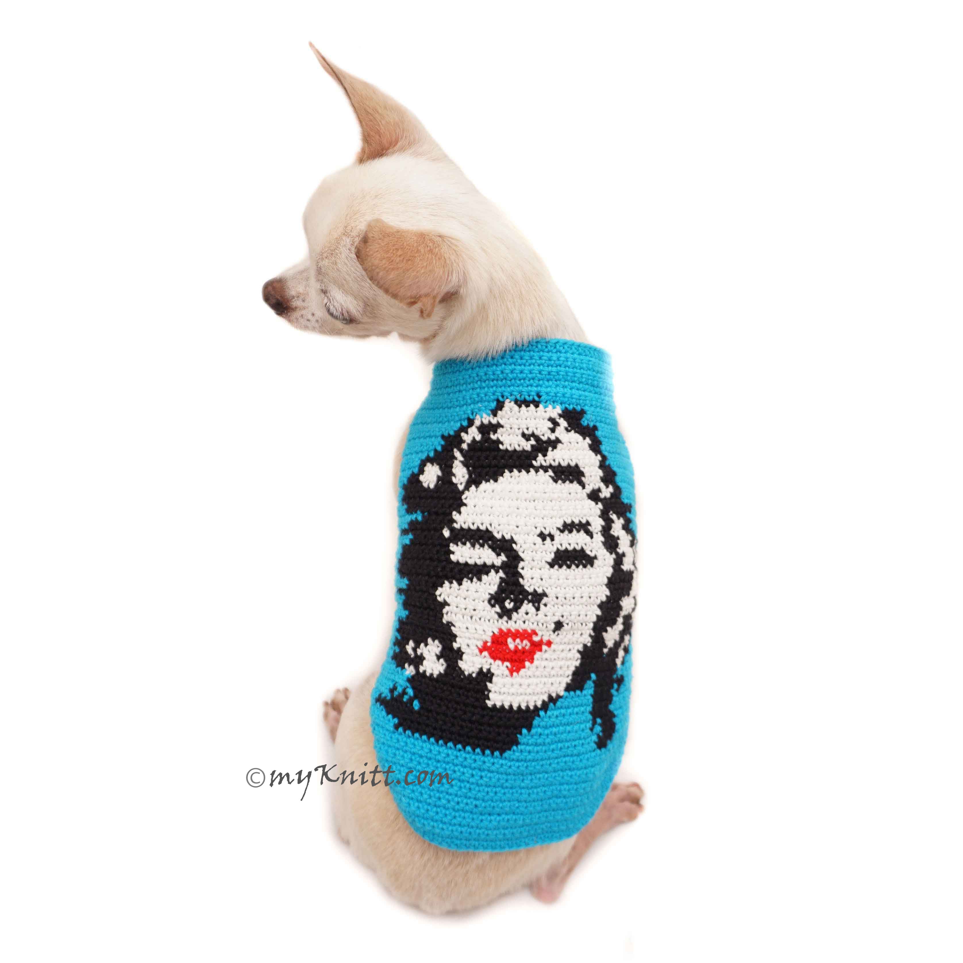 Marilyn Monroe Crochet Dog Clothes Chihuahua DF118 by Myknitt 