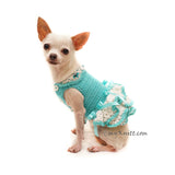 Custom Dog Clothes Crochet Lace Dress by Myknitt