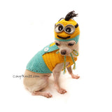 Funny Dog Costume, Chihuahua Costume, Halloween Dog Costume by Myknitt