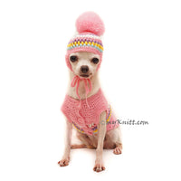 Pink Chihuahua Sweater, Custom Chihuahua Clothes, Myknitt