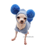 Pom Pom Dog Hat Crochet Myknitt 