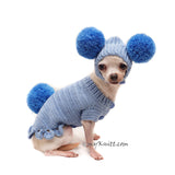 Custom Size Dog Sweater Made to Fit Myknitt