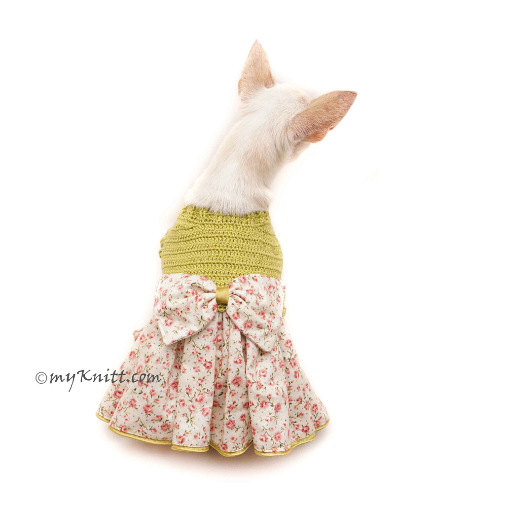 Japan Flower Kimono Dog Dress Crochet Df173 Myknitt