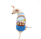Noahs Ark Crochet Themed Pet Costume Crochet Handmade DF179 Myknitt