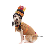 Indian Native Dog Costume Crochet Myknitt