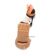 Crochet Pocahontas Dog costume Myknitt