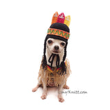 Native American Dog Hat Crochet Myknitt