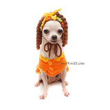 Kinky Curly Pet Wig Crochet by Myknitt