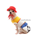 cute dog clothes, funny pet costume halloweeen, cowboys costume for pets by Myknitt