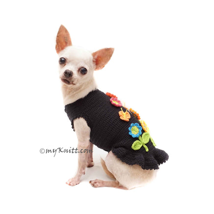 Cute Chihuahua Dress Custom Myknitt Designer Dog Clothes