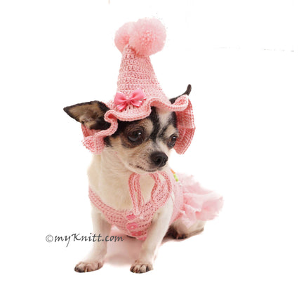Cute Dog Birthday Tutu Pink Myknitt