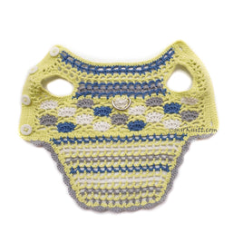 Mint Green Bohemian Dog Clothes Crochet Net Myknitt Designer Dog Clothes df212